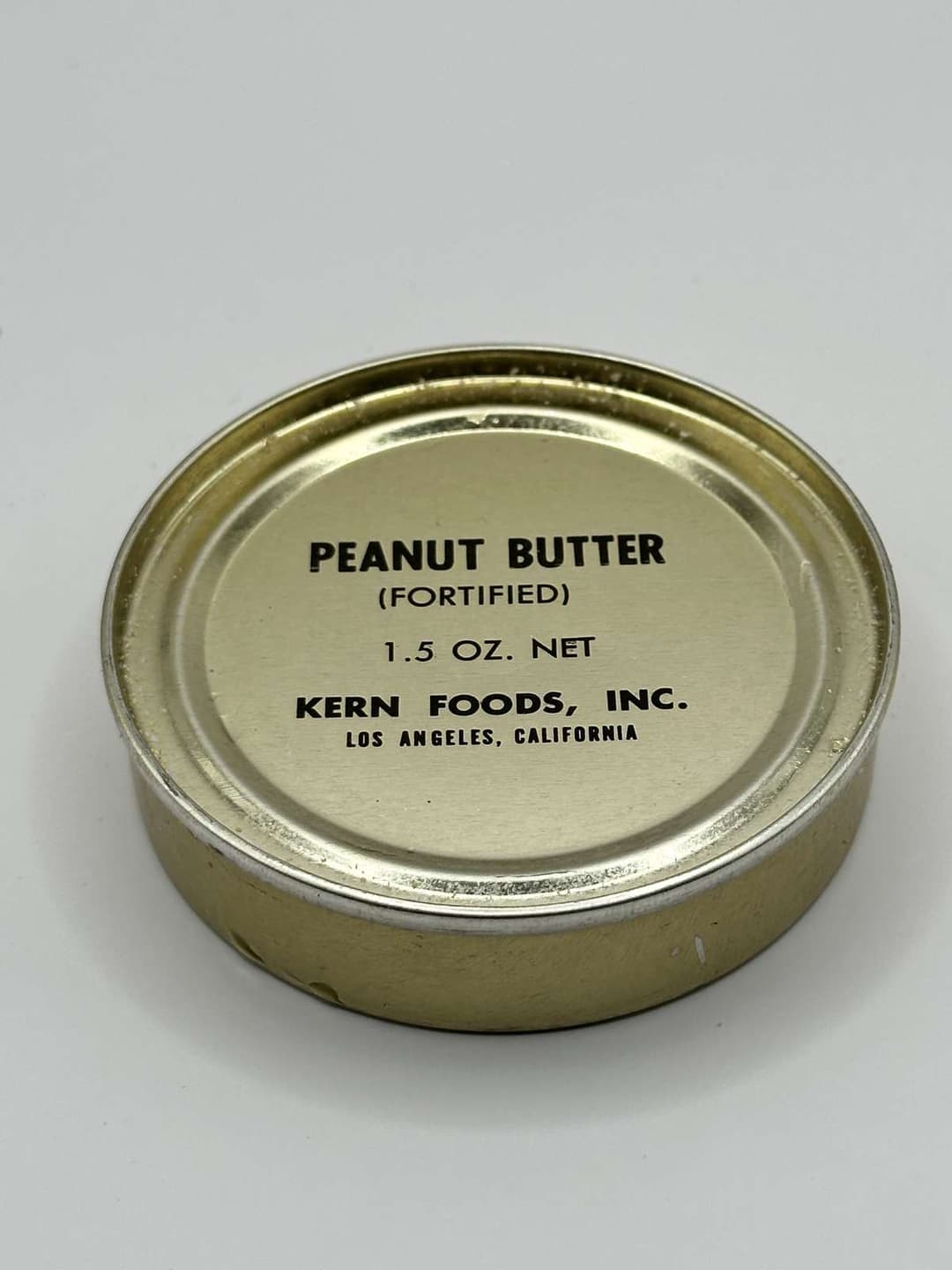 Peanut Butter from 1962 Army Rations