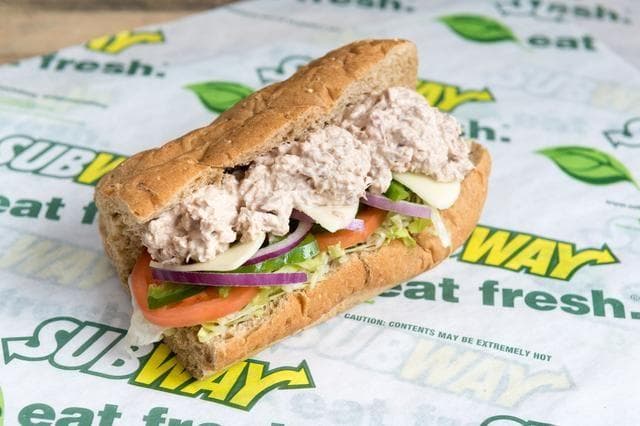 Subway Sub Tuna 6 Inch