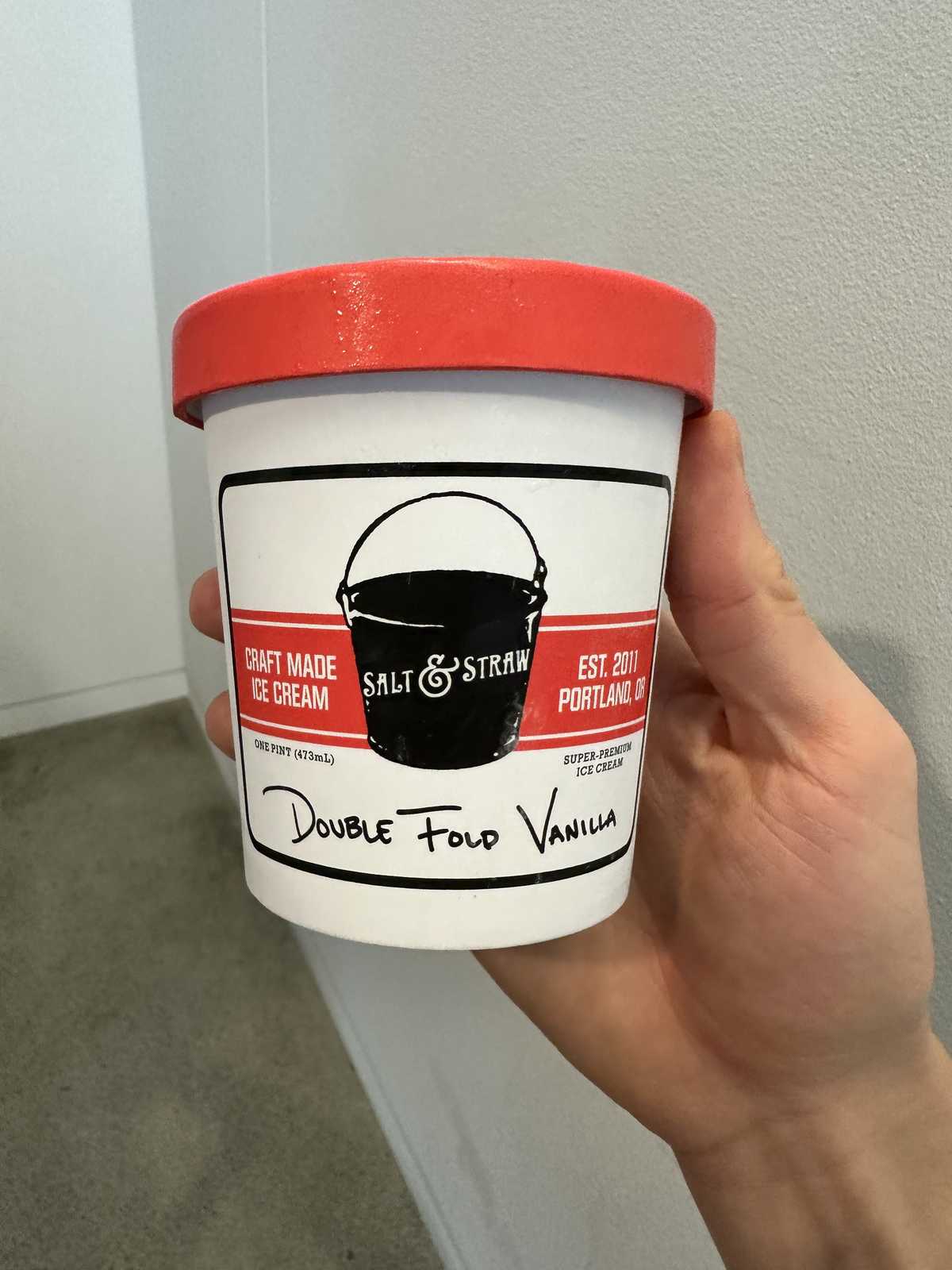 Salt & Straw Double Fold Vanilla Ice Cream
