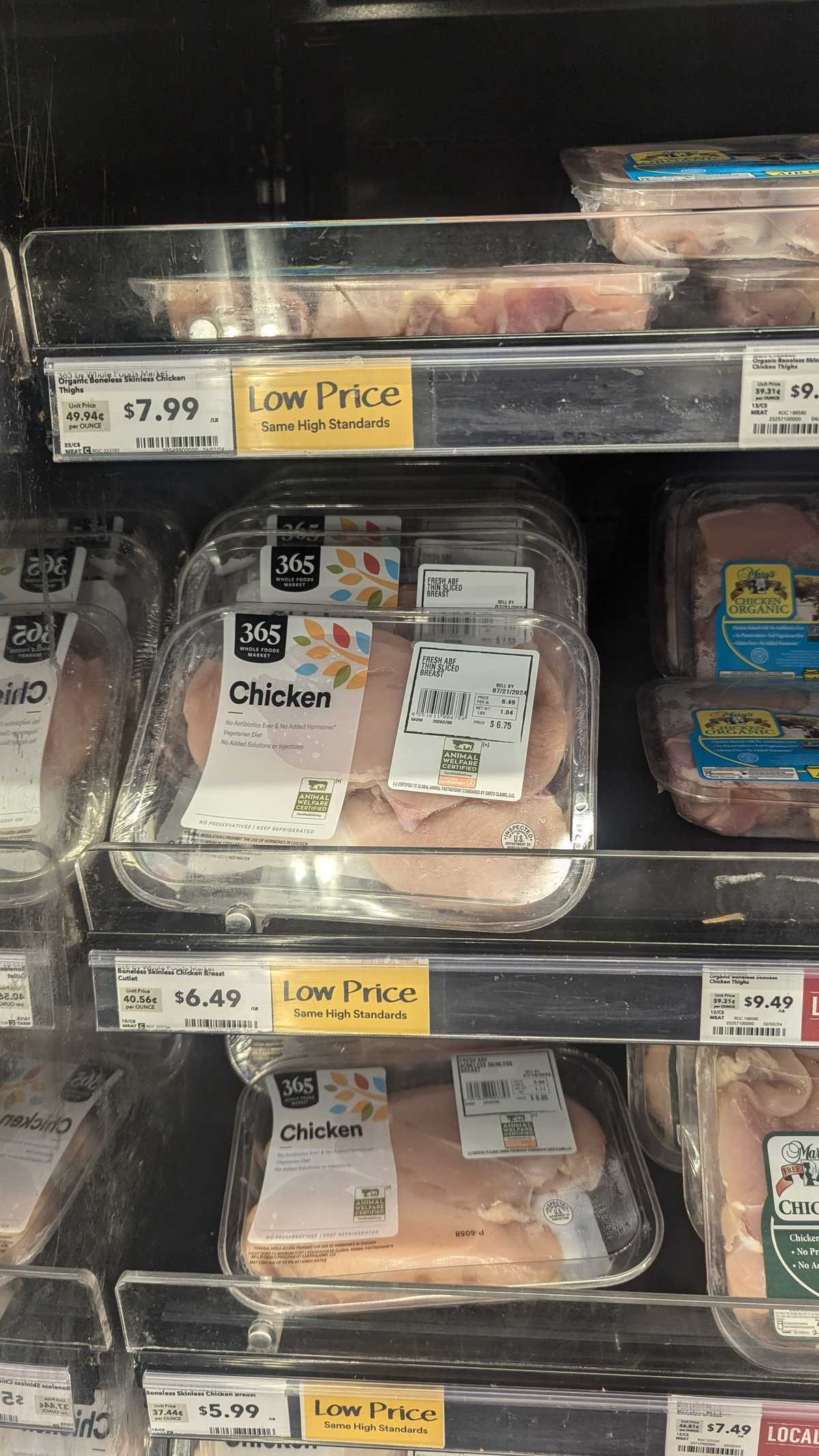 Whole Foods Boneless Skinless Chicken Breast