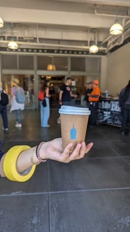Blue Bottle Medium Roast Black Coffee from SF Ferry Building