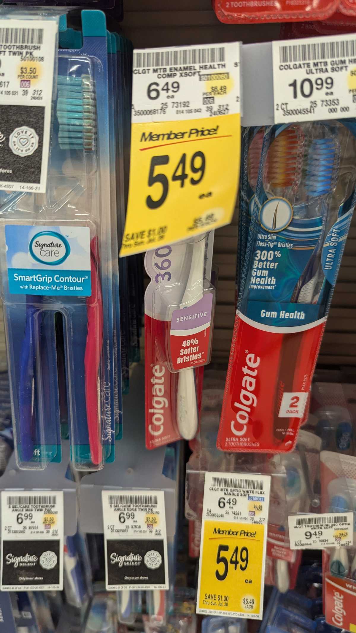 Colgate 360 Extra Soft Toothbrush for Sensitive Teeth