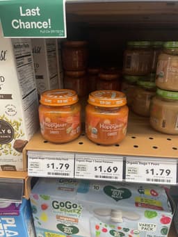Happy Baby Baby Food Organic Carrot in Glass