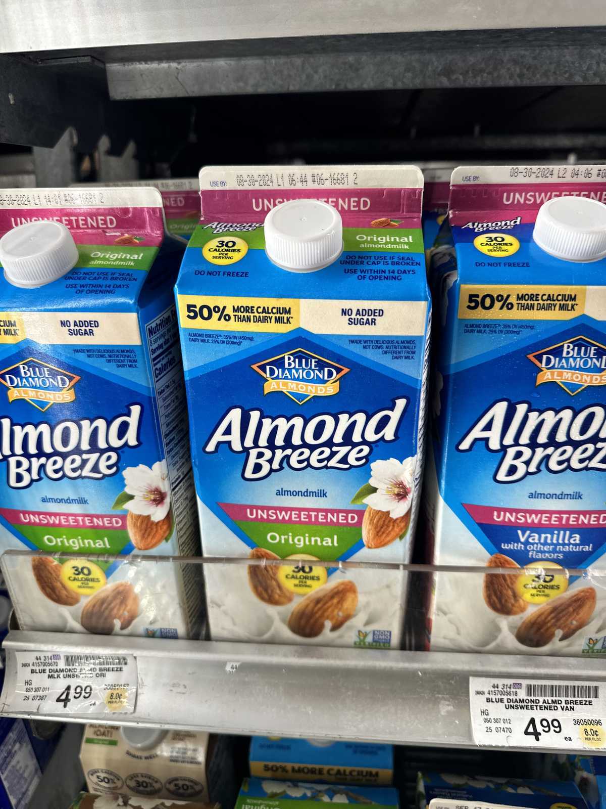 Almond Breeze Original Almond Milk Unsweetened in Carton