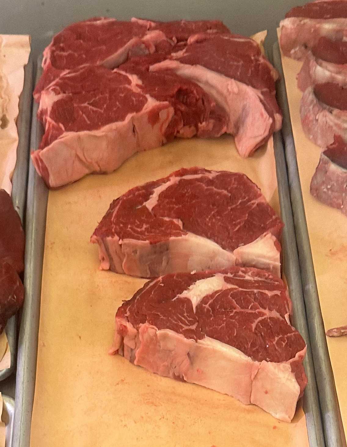 Boneless Beef Ribeye Steak from Local Butcher