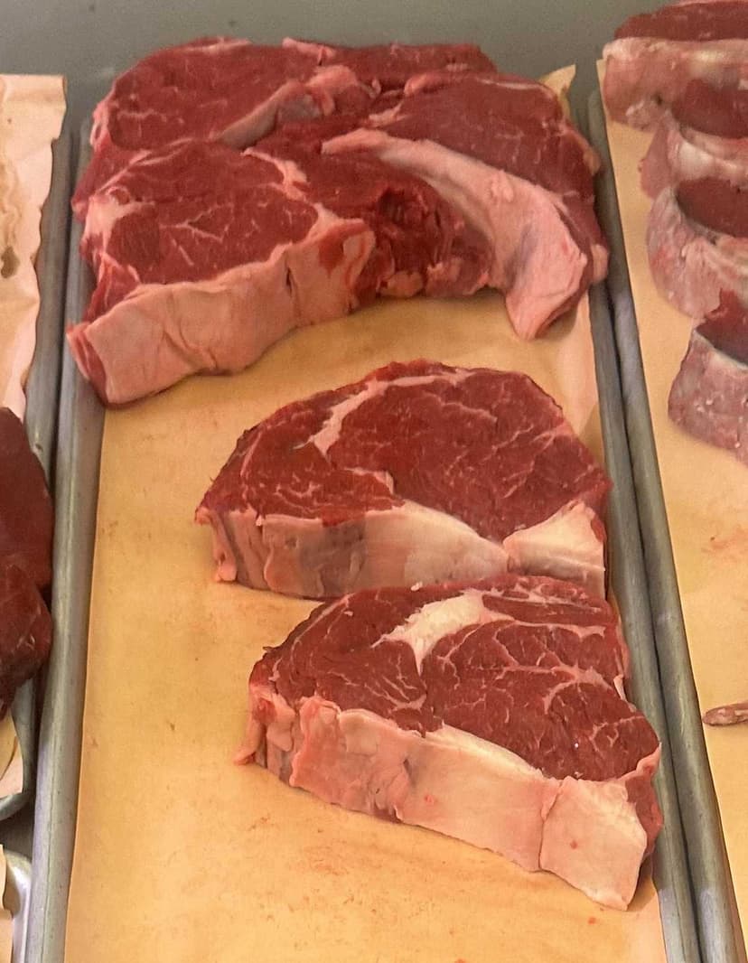 Boneless Beef Ribeye Steak from Local Butcher