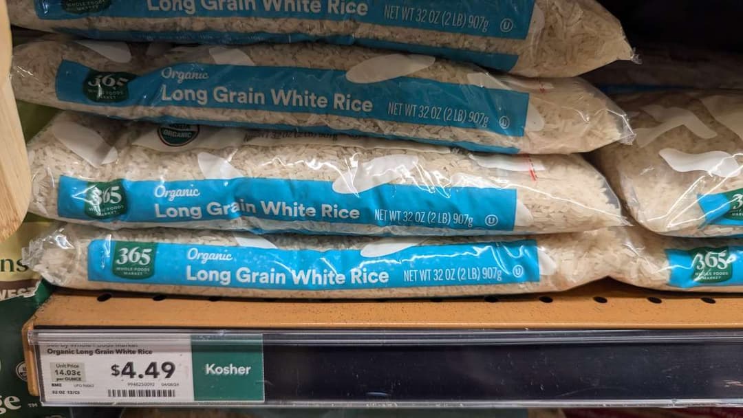 Whole Foods Organic Long Grain White Rice