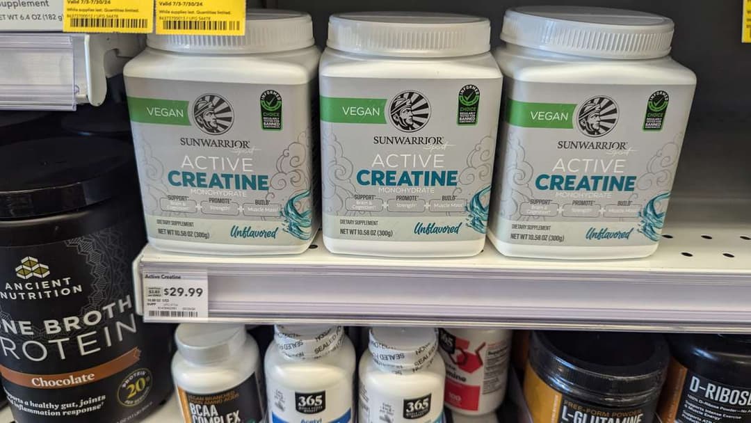 Sunwarrior Active Creatine Monohydrate Unflavored