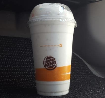 Burger King Vanilla Shake