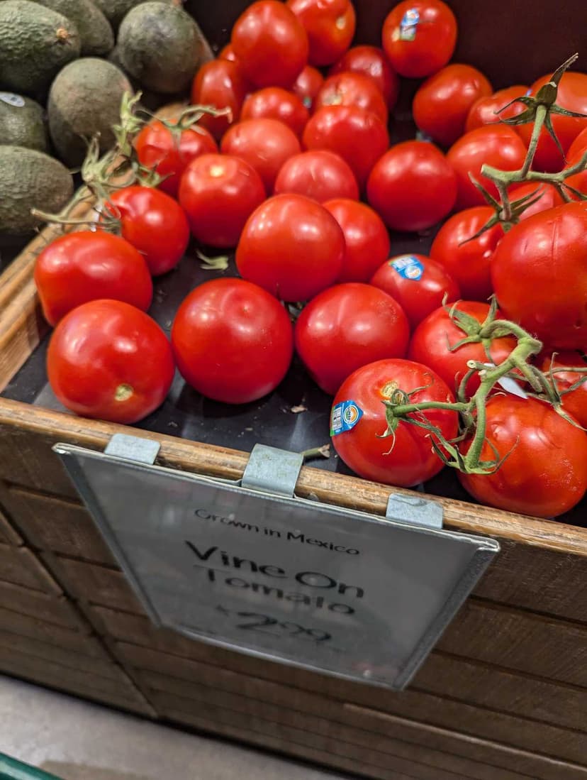 Whole Foods Tomatoes
