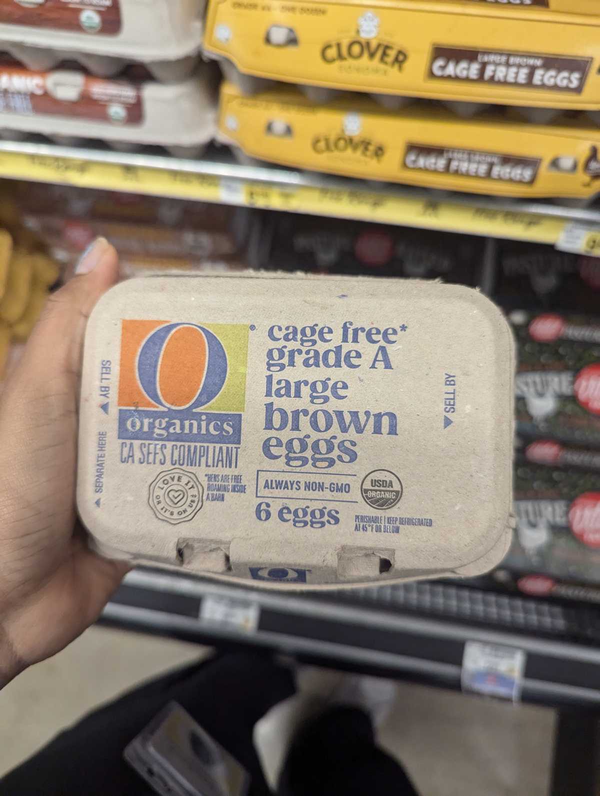 O Organics Organic Eggs Large Brown