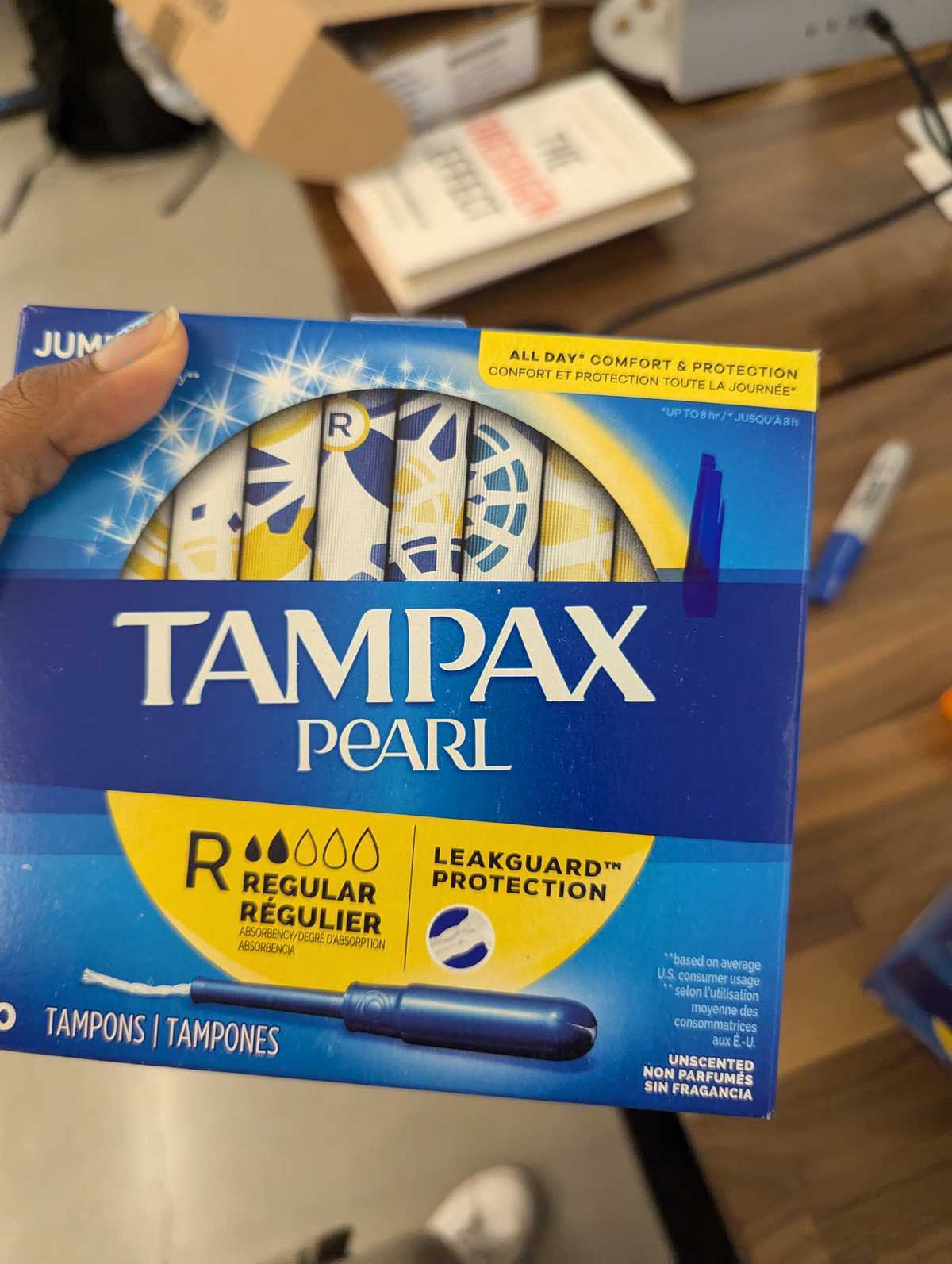 Tampax Pearl Regular Absorbency Tampons
