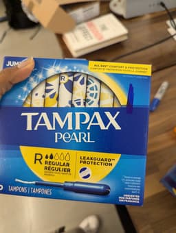 Tampax Pearl Regular Absorbency Tampons