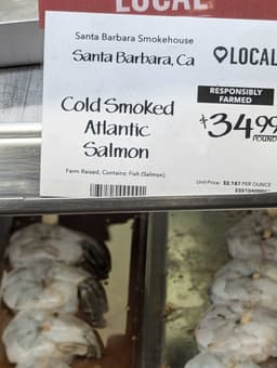 Whole Foods Cold Smoked Atlantic Salmon