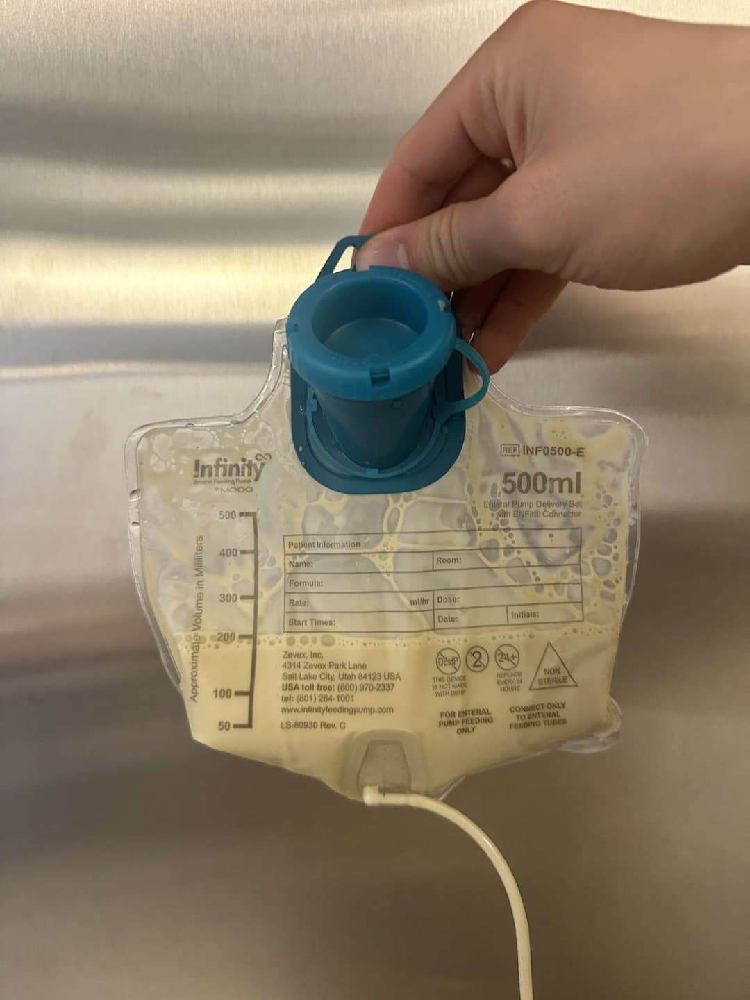 Kate Farms, Moog Pediatric Standard Formula via Infinity Enteral Feeding Pump