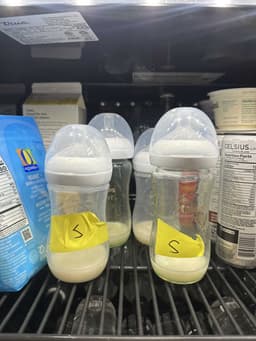 Breast Milk from Milk Bank - Philips Avent Glass Bottle (24hr in Fridge) - Washed