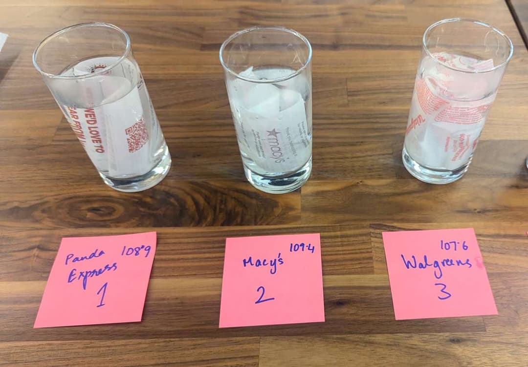 Paper Receipt in Water - Macy's