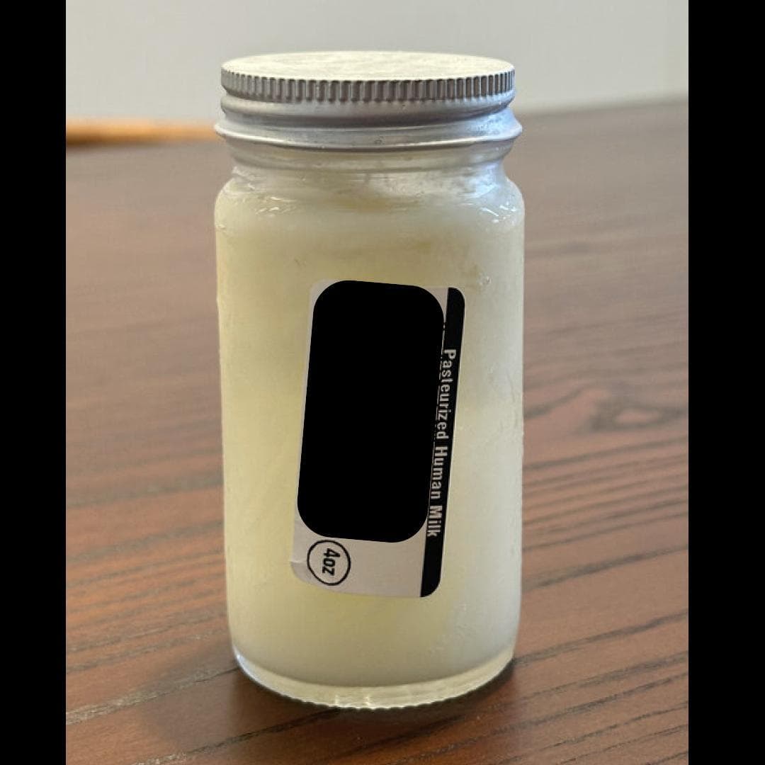 Breast Milk from Milk Bank Hospital Grade