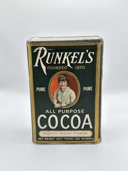 Cocoa Powder from 1920s